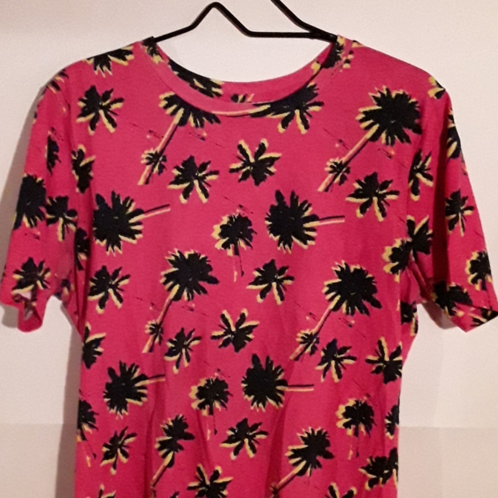 Pink Palm Tree T Shirt